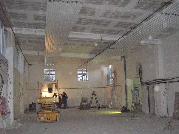 Rekonstrukce haly pro opravu válečků pásových dopravníků - stavba 01