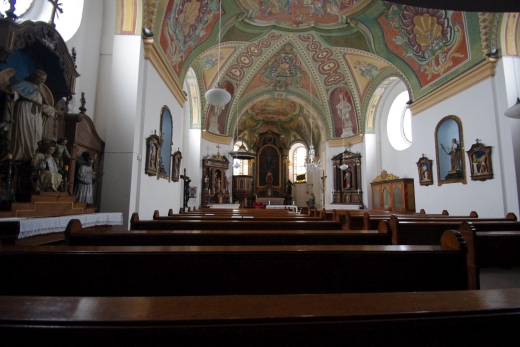 Kostel Nanebevzetí Panny Marie- Barokní interiér